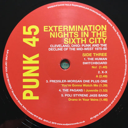 Punk 45: Extermination Nights In The Sixth City! Cleveland, Ohio : Punk And The Decline Of The Mid West 1975 - 82 | Mint (M) Mint (M)-