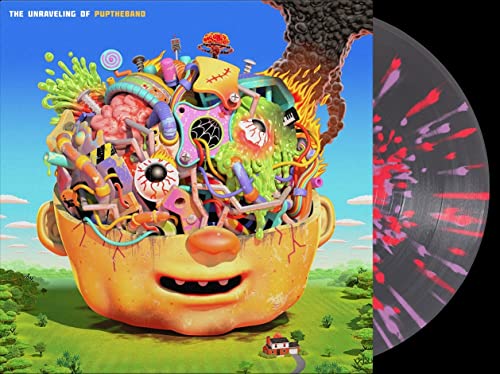 PUP - THE UNRAVELING OF PUPTHEBAND (BLACK W CORAL & VIOLET SPLATTER VINYL) |-