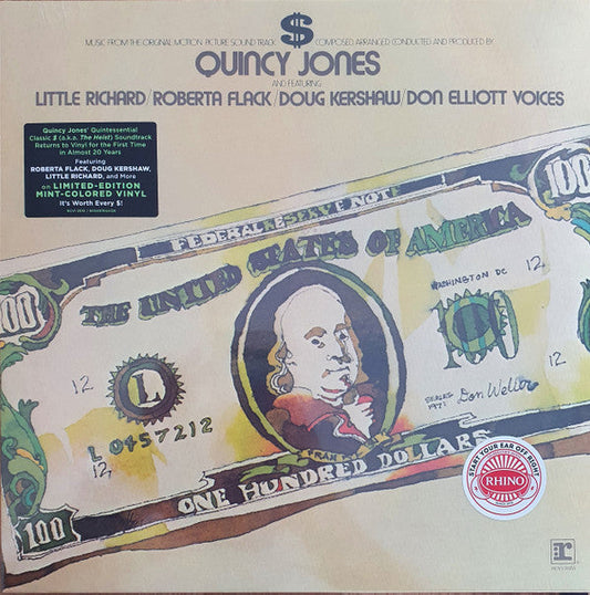 Quincy Jones - $ (Music From The Original Motion Picture Sound Track) | Mint (M) Mint (M)-
