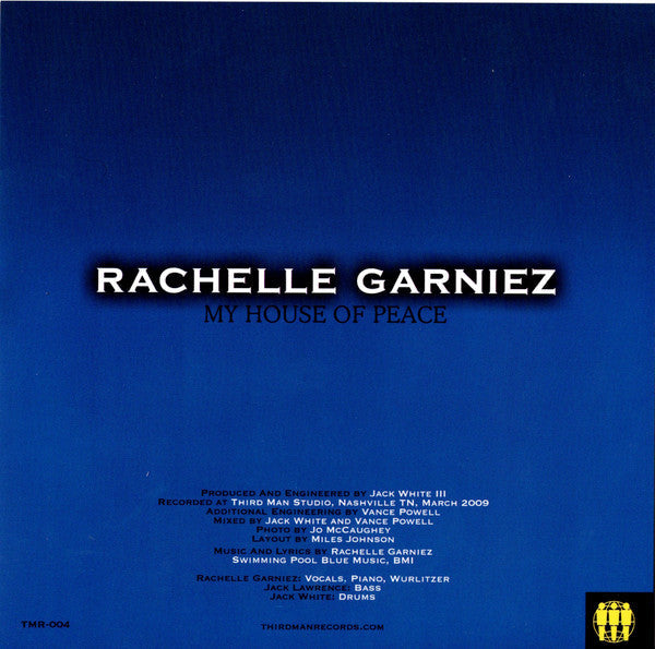 Rachelle Garniez - My House Of Peace (7" VINYL) | Mint (M) Mint (M)-