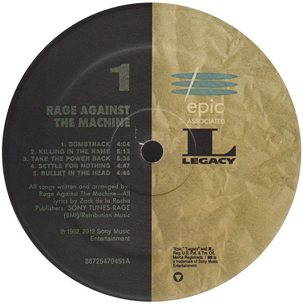 Rage Against The Machine - Rage Against The Machine | Mint (M) Mint (M)-