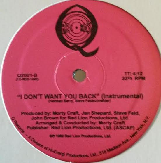 I Don't Want You Back | Mint (M) Generic-