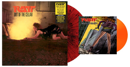Ratt - Out Of The Cellar: 40th Anniversary Edition (Limited Edition, Red/Black Splatter & Neon Orange Colored Vinyl) (Bonus 7" Single) | Mint (M) Mint (M)-