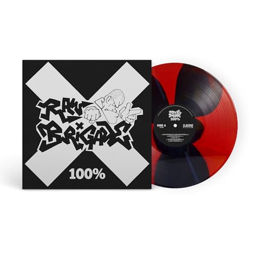Raw Brigade - 100% [Black & Red Vinyl] |-