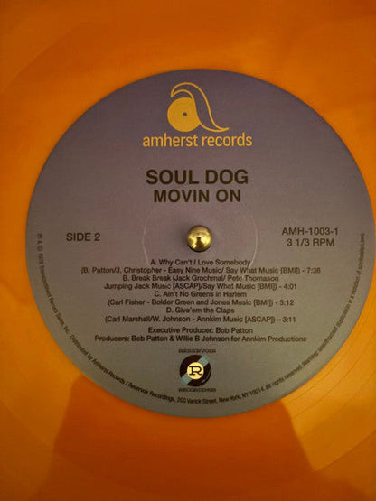 Soul Dog - Movin On (ORANGE VINYL RSD) |-