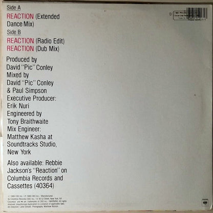 Rebbie Jackson - Reaction | Near Mint (NM) Near Mint (NM)-