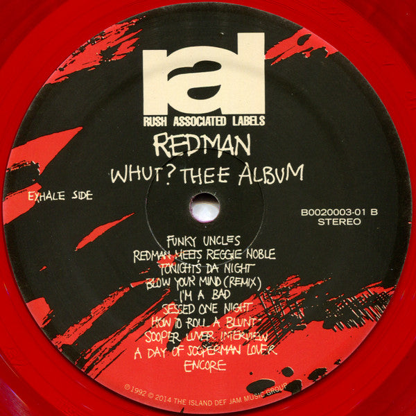 Redman - Whut? Thee Album *RED* | Near Mint (NM) Near Mint (NM)-