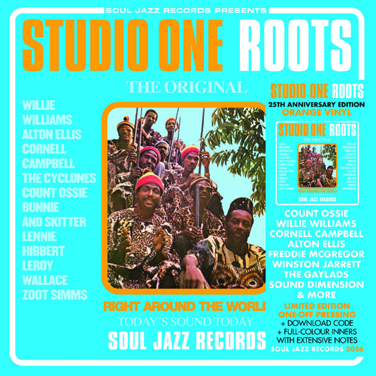 Soul Jazz Records presents - (PRESALE 6/26/26) STUDIO ONE ROOTS (DDL ORANGE 2xVINYL) | Mint (M) Mint (M)-