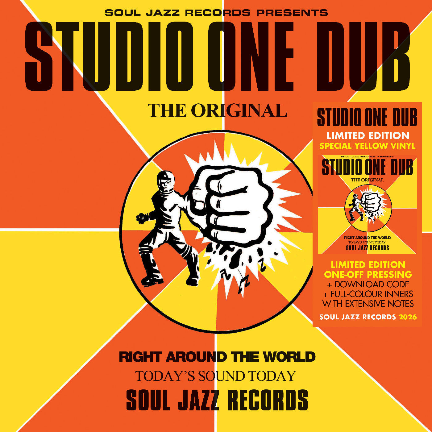 Soul Jazz Records presents - (PRESALE 6/26/26) STUDIO ONE DUB (DDL YELLOW 2xVINYL) | Mint (M) Mint (M)-