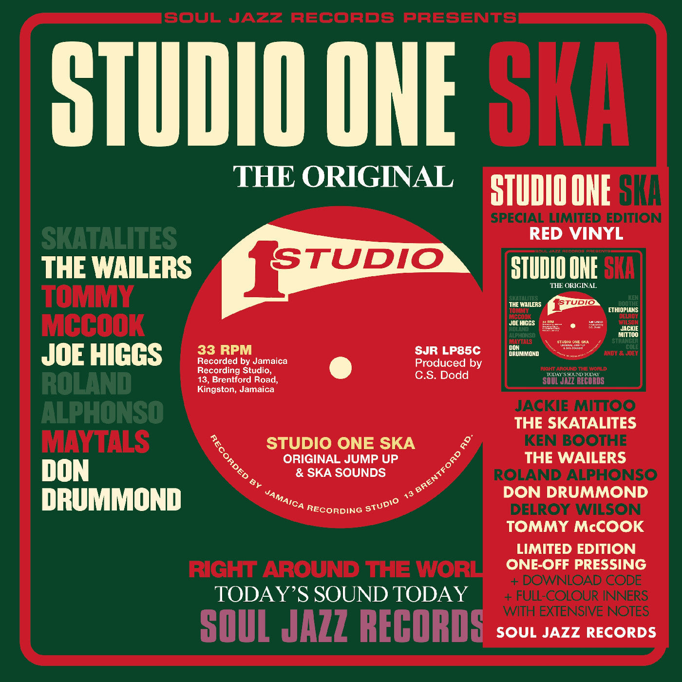 Soul Jazz Records presents - (PRESALE 6/26/26) STUDIO ONE SKA (DDL RED 2xVINYL) | Mint (M) Mint (M)-