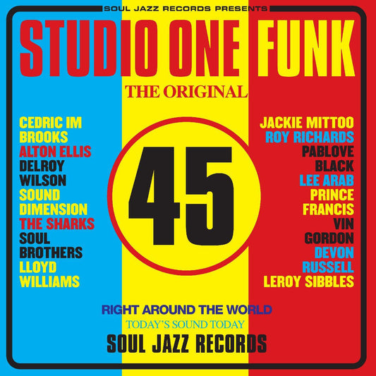 Soul Jazz Records presents - (PRESALE 3/17/23) STUDIO ONE FUNK (LIMITED PRESSED SLIPCASE RED CD) | Mint (M) Mint (M)-