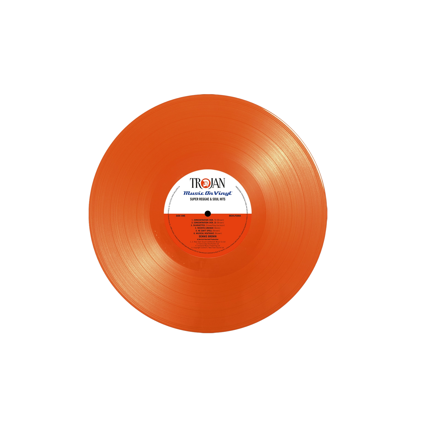Dennis Brown - Super Reggae & Soul Hits (MOV / ORANGE VINYL) | Mint (M) Mint (M)-