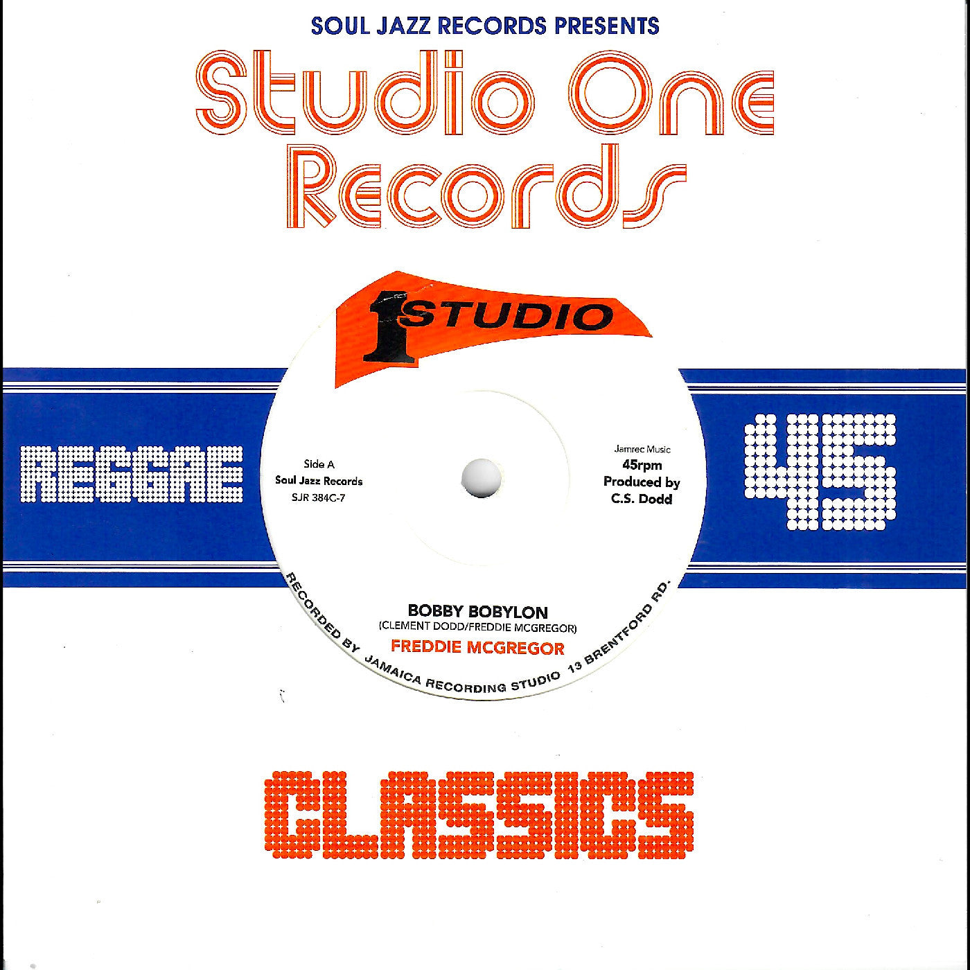 Freddie McGregor / Dub Specialist - (PRESALE 7/24/26) Bobby Bobylon / Hi Fashion Dub (WHITE 7" VINYL) |-