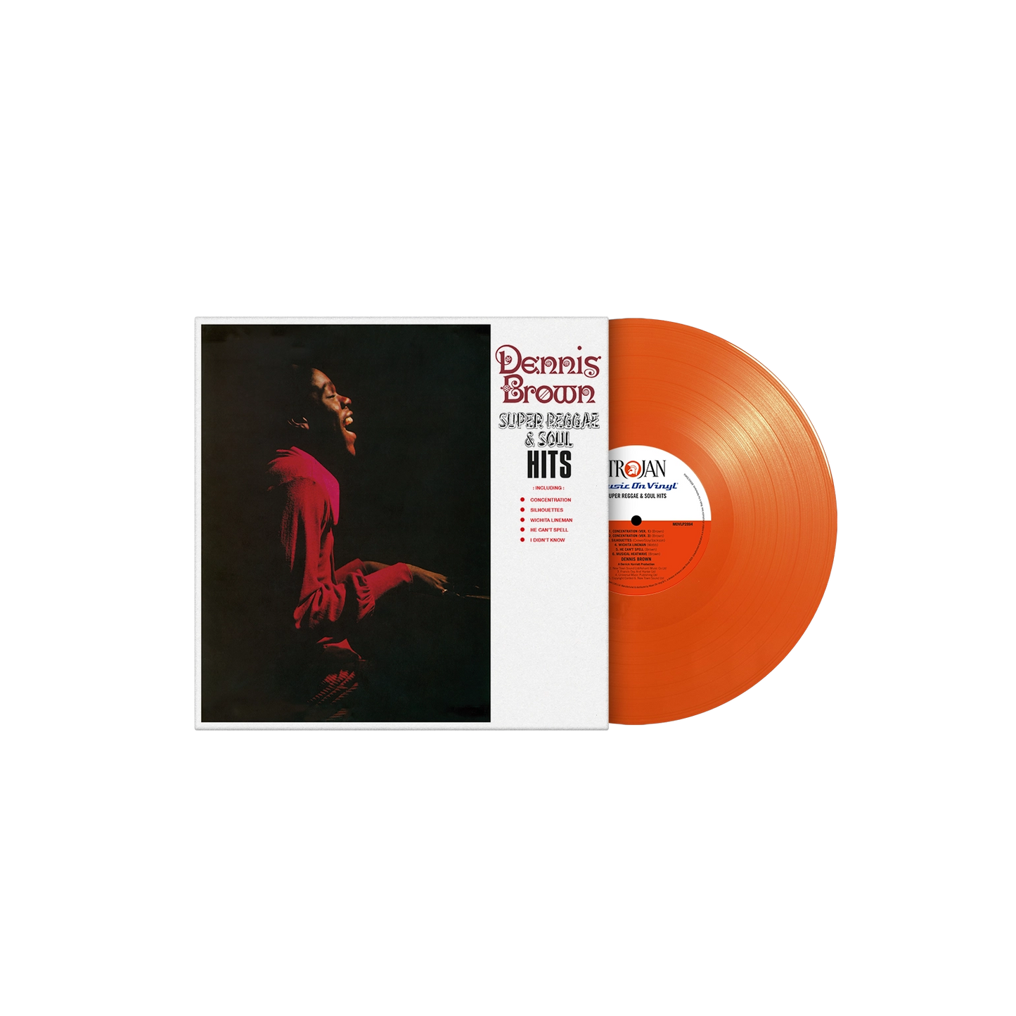 Dennis Brown - Super Reggae & Soul Hits (MOV / ORANGE VINYL) | Mint (M) Mint (M)-