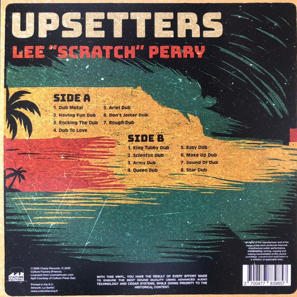 Lee Perry - Upsetters (TRANSLUCENT YELLOW VINYL) | Mint (M) Mint (M)-