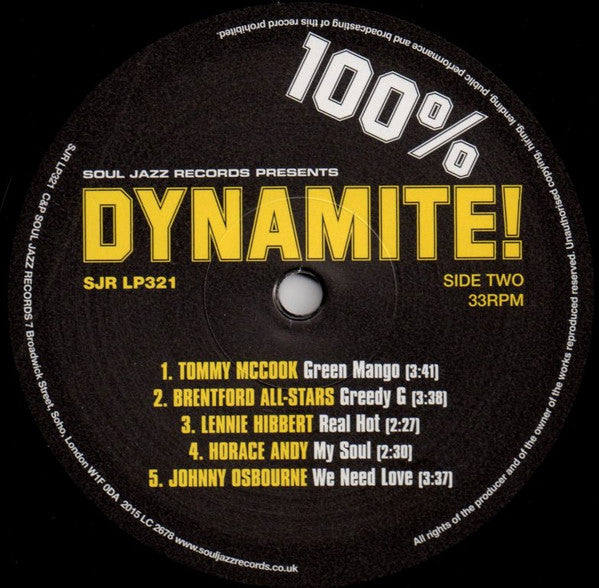 Various - 100% Dynamite! (2xVINYL) | Mint (M) Mint (M)-