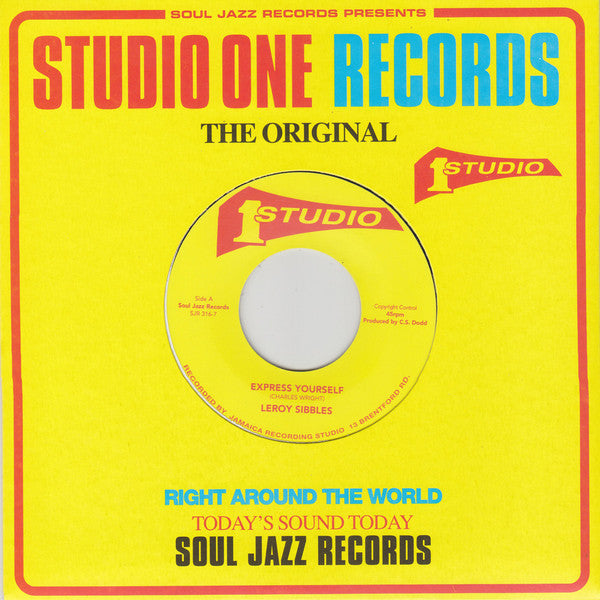 Leroy Sibbles - Express Yourself / Respect (7" VINYL) | Mint (M) Mint (M)-