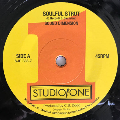 Sound Dimension - Soulful Strut / Time Is Tight | Mint (M) Mint (M)-