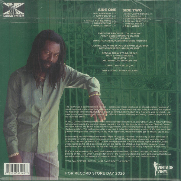 U-ROY - Feel Jah Spirit: U-Roy Meets the Aggrovators (RSD 2026 VINYL) | Mint (M) Mint (M)-