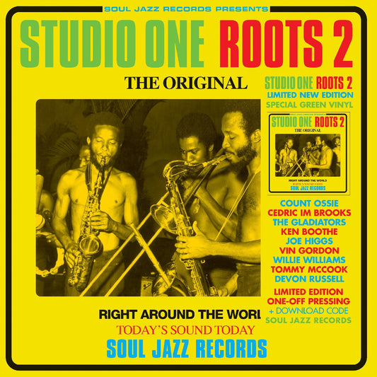 Soul Jazz Records presents - STUDIO ONE ROOTS 2 (TRANSPARENT GREEN VINYL) (Vinyl) | Mint (M) Mint (M)-