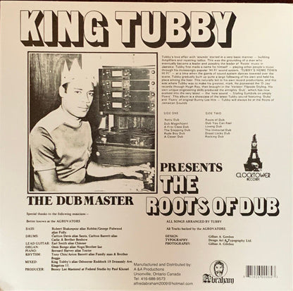 King Tubby - Presents The Roots Of Dub (VINYL) | Mint (M) Mint (M)-