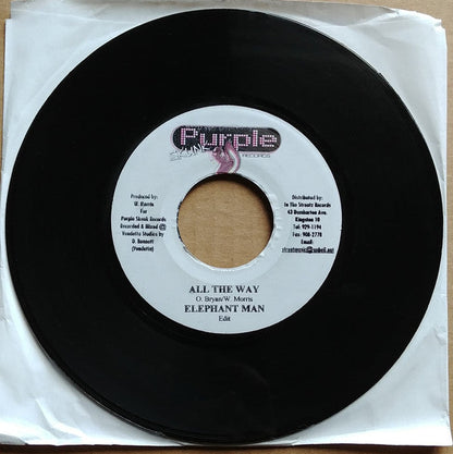 Elephant Man - All The Way | Excellent (EX) Generic--