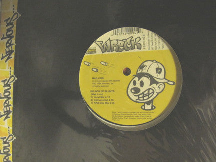 Mad Lion - Take It Easy / Big Box Of Blunts (VINYL 12" WRECK WR 20094) | Excellent (EX) Near Mint (NM)--