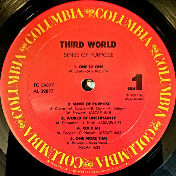 Third World - Sense Of Purpose (VINYL) | Near Mint (NM) Near Mint (NM)--