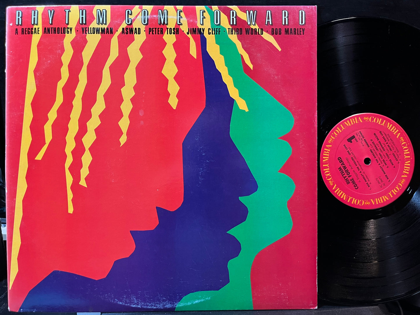 Various - Rhythm Come Forward (A Reggae Anthology)(VINYL LP COLUMBIA FC 39472 1984) | Near Mint (NM or M-) Excellent+ (EX+)-