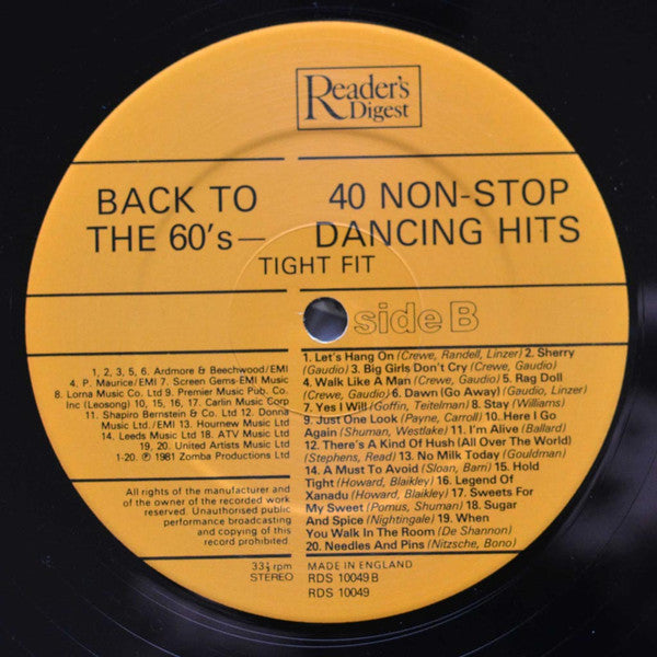 Tight Fit - Back To The 60's | Near Mint (NM) Excellent (EX)-