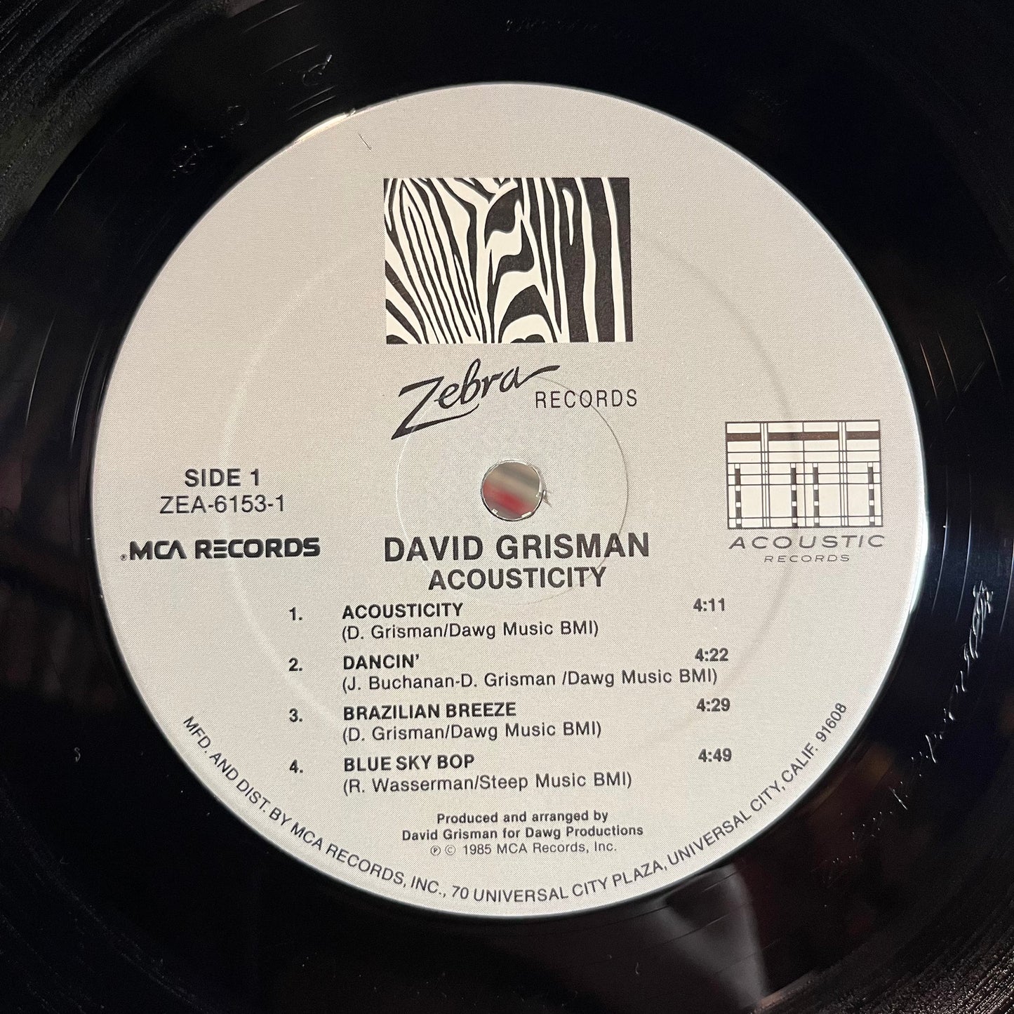David Grisman - Acousticity (VINYL) | Near Mint (NM) Near Mint (NM)-