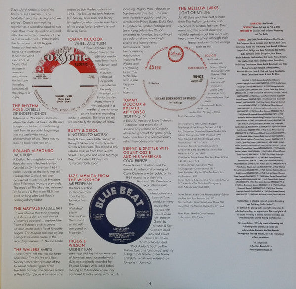 Coxsone's Music 2: The Sound Of Young Jamaica (More Early Cuts From The Vaults Of Studio One 1959-63) | Mint (M) Mint (M)-