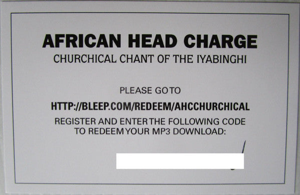 Churchical Chant Of The Iyabinghi | Mint (M) Mint (M)-