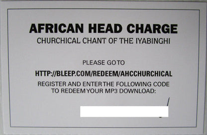 Churchical Chant Of The Iyabinghi | Mint (M) Mint (M)-