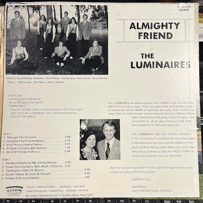 The Luminaires - Almighty Friend (VINYL) | Excellent (EX) Very Good Plus (VG+)--