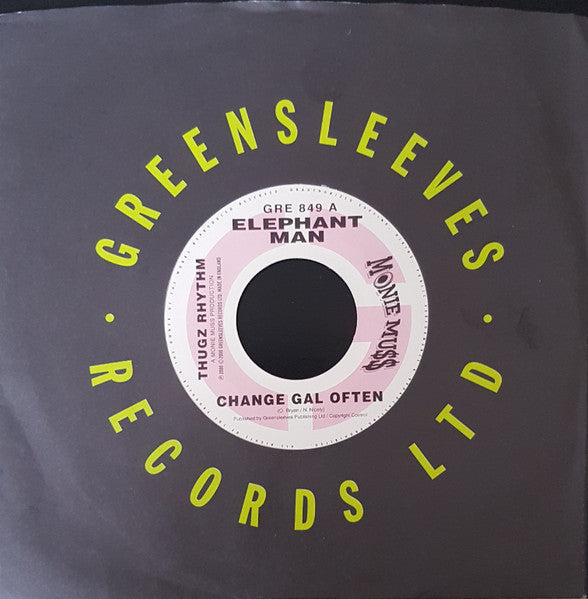 Elephant Man - Change Gal Often / Continental | Near Mint (NM or M-) Generic--