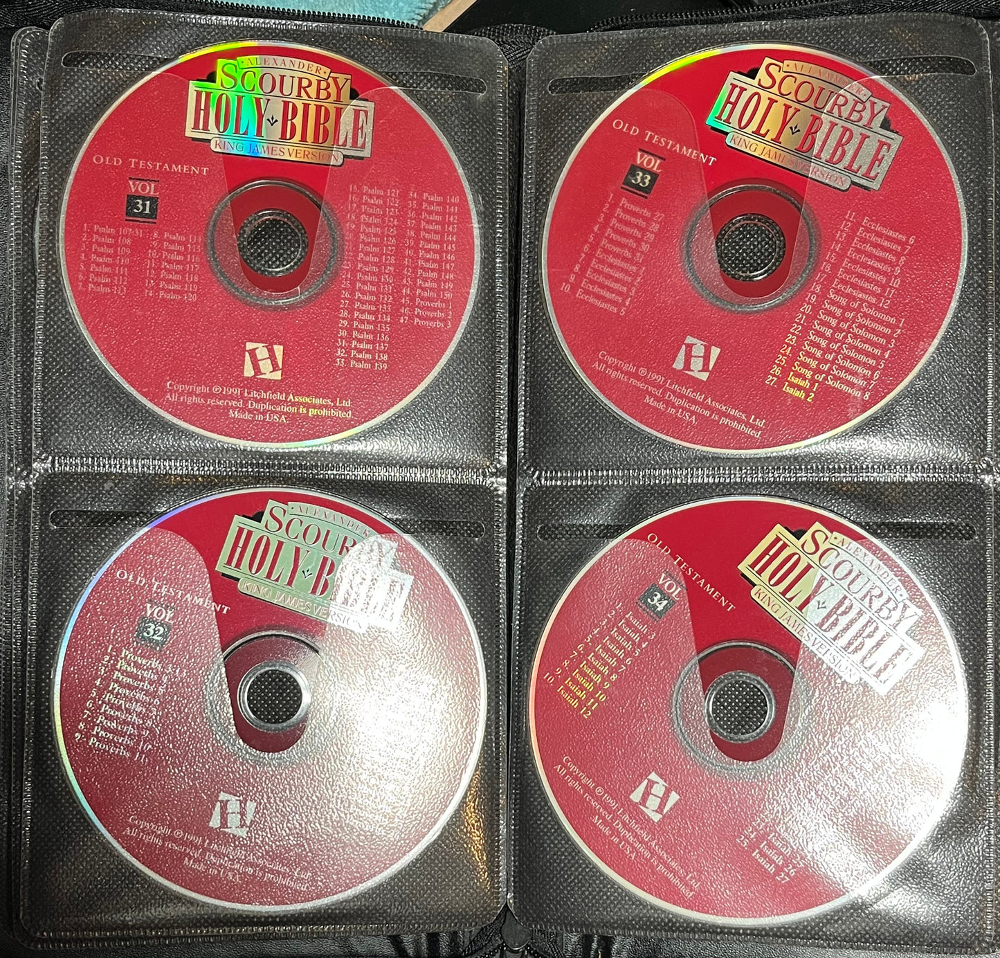 Alexander Scourby - Holy Bible King James Version (62 CD SET) | Near Mint (NM or M-)--