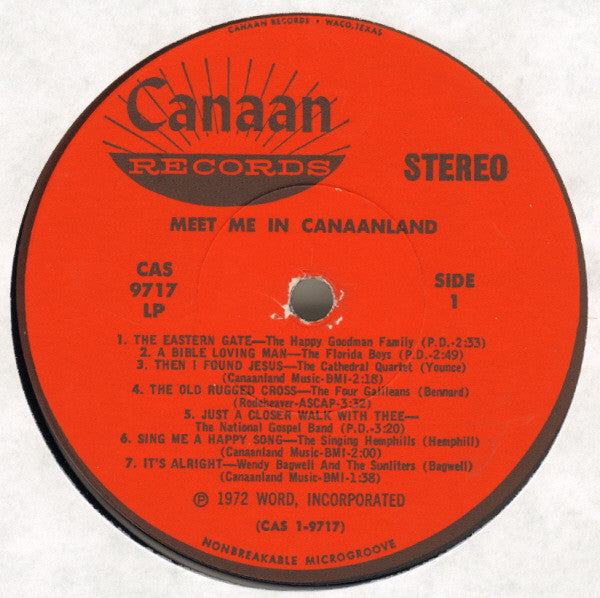 Various - Meet Me In Canaanland! (VINYL) | Near Mint (NM) Near Mint (NM)--
