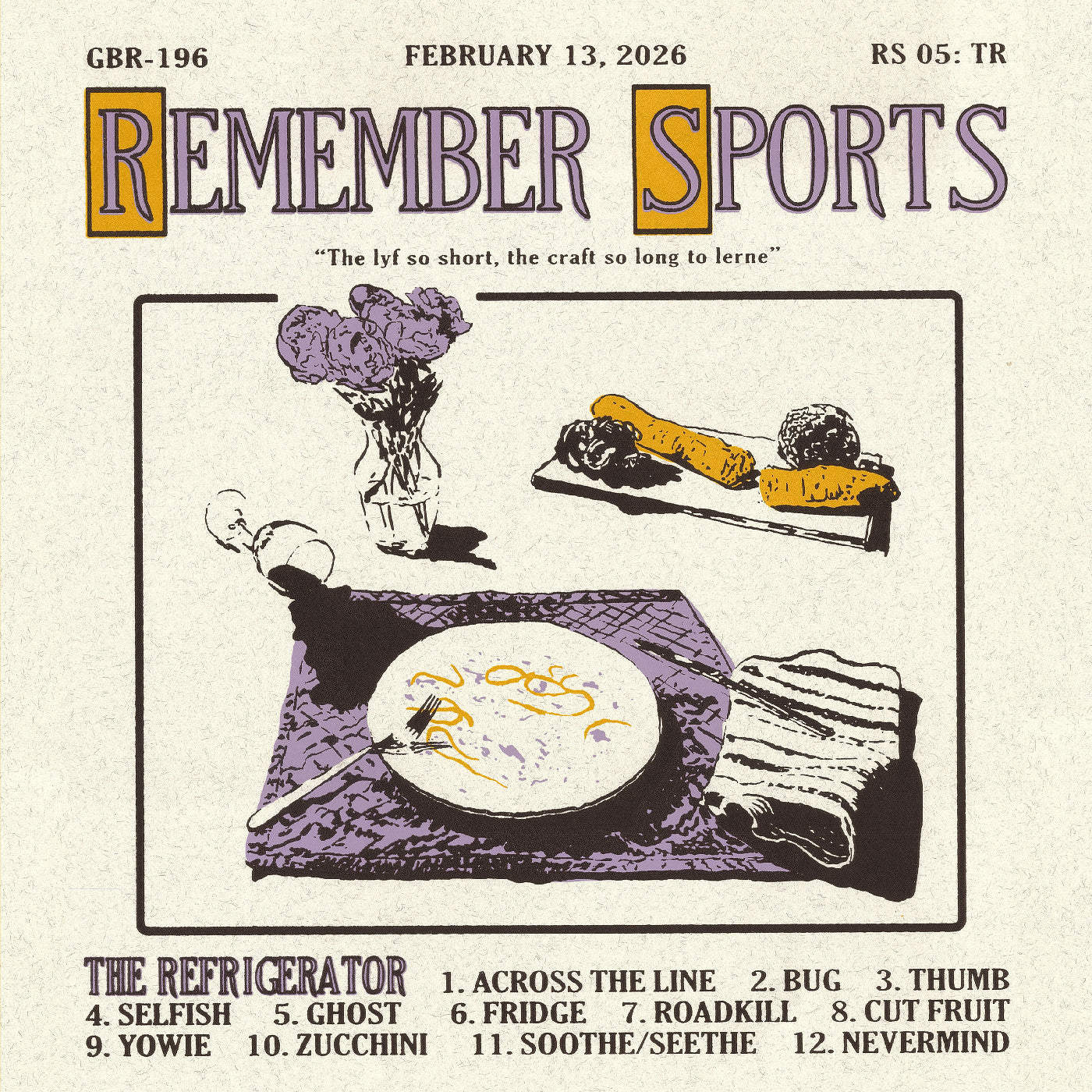 Remember Sports - The Refrigerator (Indie Exclusive Bone Opaque Vinyl) | Mint (M) Mint (M)-