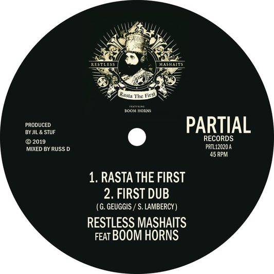 RESTLESS MASHAITS FEAT. BOOM HORNS - Rasta the First (VINYL) | Mint (M) Mint (M)-