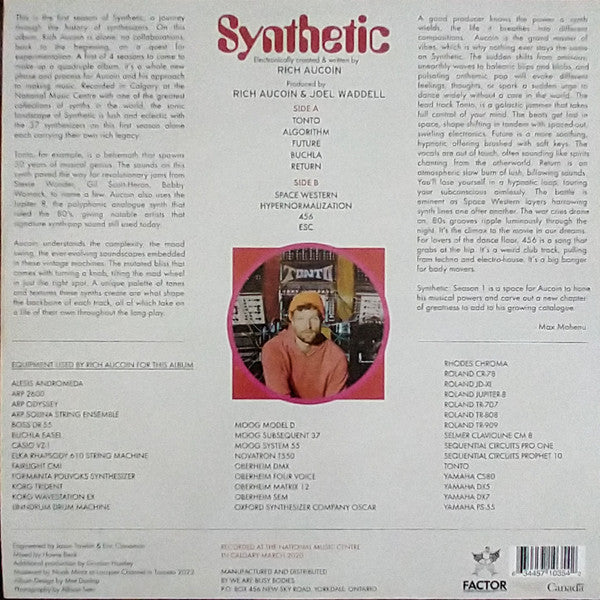 Rich Aucoin - Synthetic - A Synth Odyssey: Season 1 | Mint (M) Mint (M)-