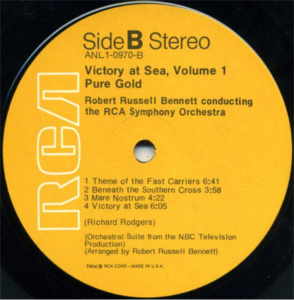 Richard Rodgers / Robert Russell Bennett / RCA Vic - Victory At Sea Volume I | Near Mint (NM) Very Good Plus (VG+)-
