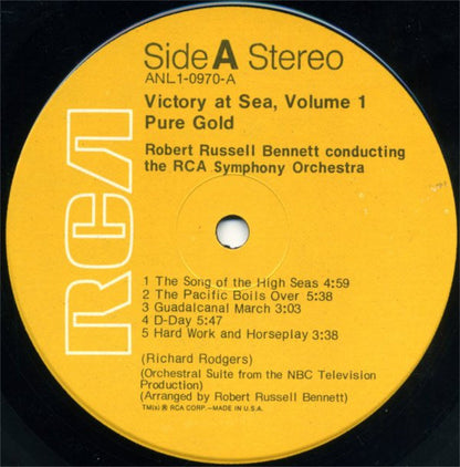 Richard Rodgers / Robert Russell Bennett / RCA Vic - Victory At Sea Volume I | Near Mint (NM) Very Good Plus (VG+)-