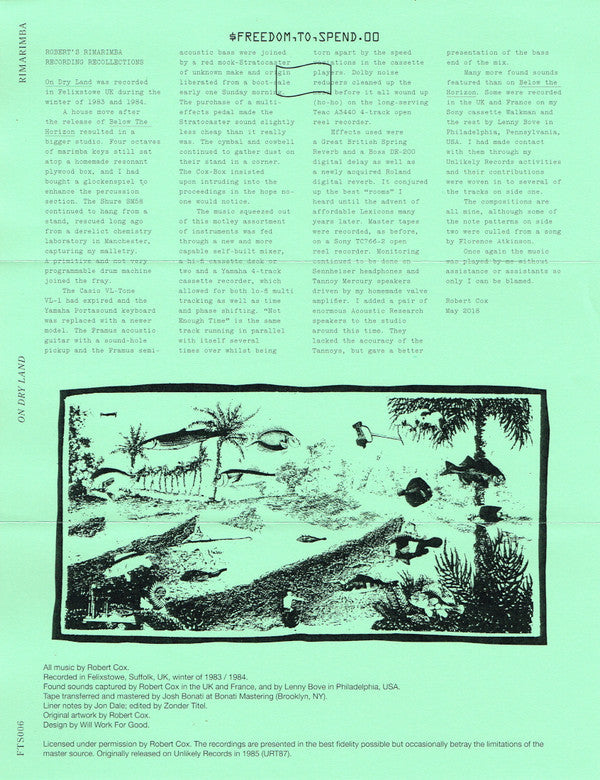 Rimarimba - On Dry Land | Mint (M) Mint (M)-
