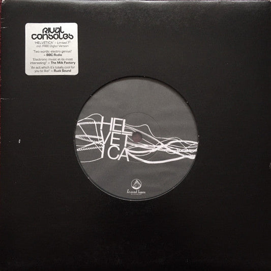Rival Consoles - Helvetica *7"* | Mint (M) Mint (M)-
