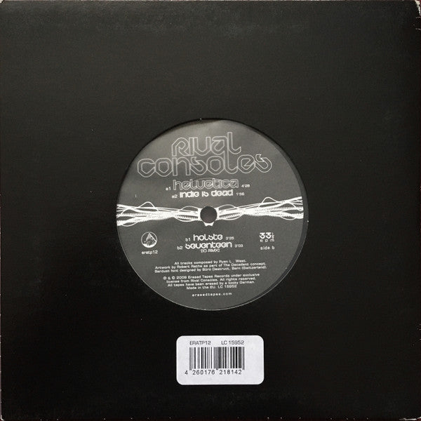 Rival Consoles - Helvetica *7"* | Mint (M) Mint (M)-