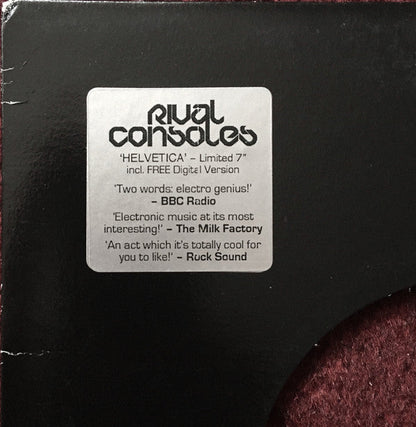 Rival Consoles - Helvetica *7"* | Mint (M) Mint (M)-