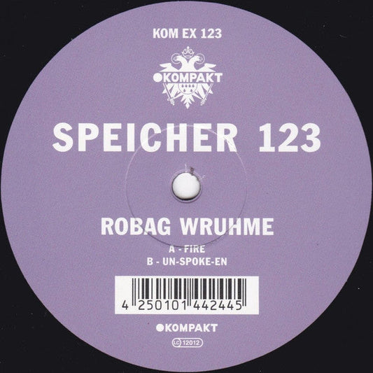 Robag Wruhme - Speicher 123 | Mint (M) Mint (M)--