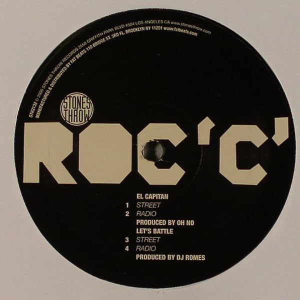 Roc 'C' - El Capitan | Mint (M) Generic-