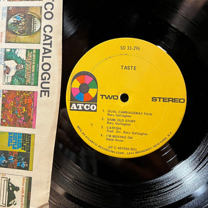 Taste - Taste (VINYL LP ATCO SD 33-296 1969) | Near Mint- (NM-) Very Good Plus (VG+)-